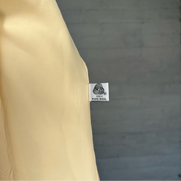 Christian Dior Women’s  Cream Pale Yellow 30 Montaigne Bar Jacket/Blazer Size 6 - Picture 6 of 7